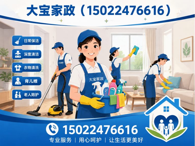 河西区西青区家政展示图